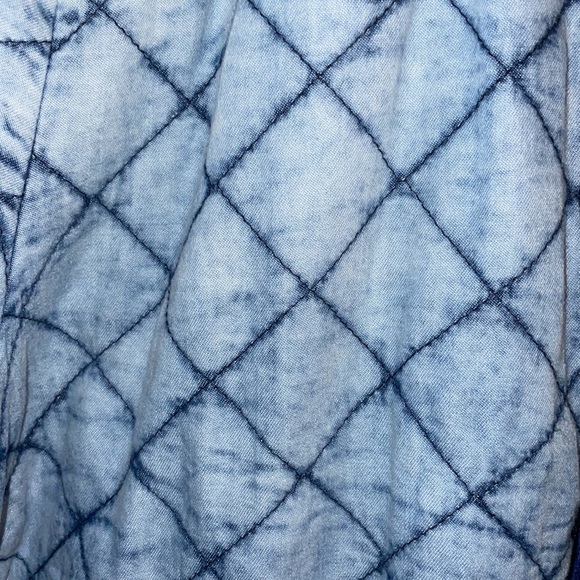 Denim quilted jacket - Picture 2 of 2